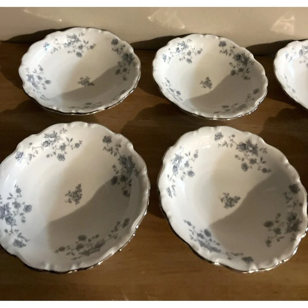 Set of (8) Johann Haviland Blue Garland SMALL 5